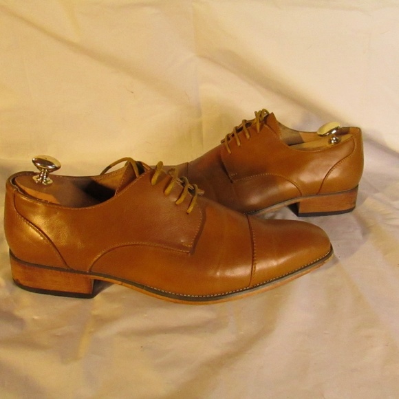 Metro Charm Classic Brown Leather Oxfords main image 8
